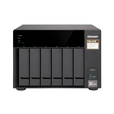 Qnap AMD R-Series RX-421ND 2.1GHz/8GB DDR4/4GbE/6SATA3/USB3.0/6-Bay TS-673-8G-US